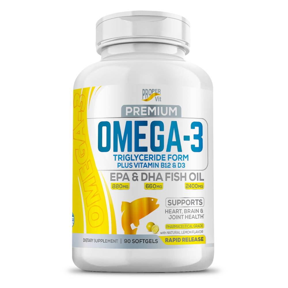slikken Gastheer van Booth Omega 3 Plus Vitamin D3 | Omega 3 And B12 Supplement - Proper Vit