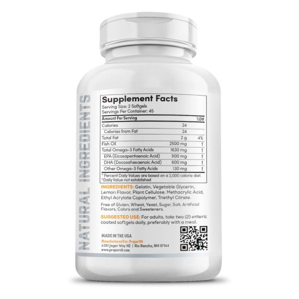 Best Omega 3 Capsules | Omega 3 Fatty Acid Tablet - Proper Vit