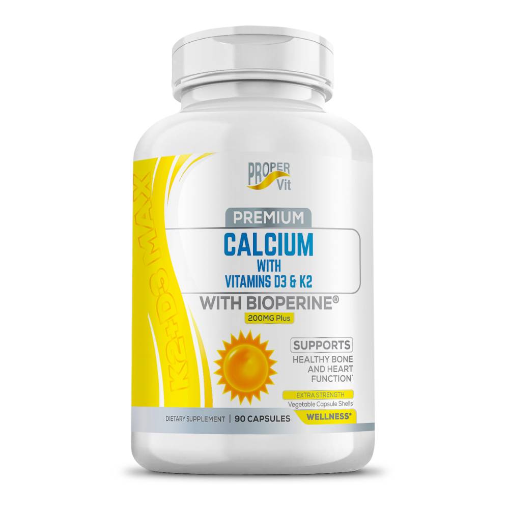 gelijkheid leeuwerik Succes Calcium Vitamin D3 And Vitamin K2 | 200 Mg Calcium Supplement - Proper Vit